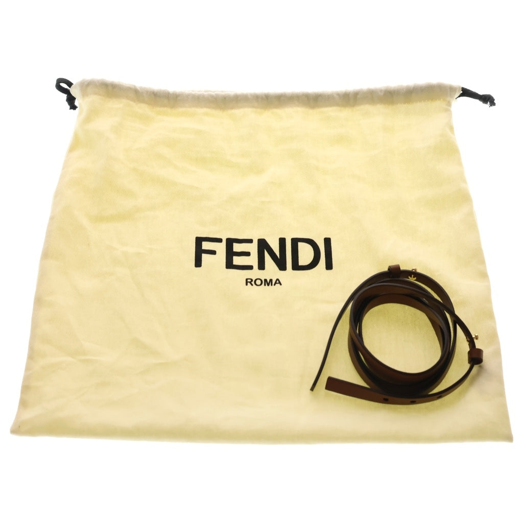FENDI(フェンディ) マンマバゲット スモール デニム ズッカ柄 FFデニム 2WAY ハンドバッグ ショルダーバッグ 8BS105 ブルー/ブラウン レディース