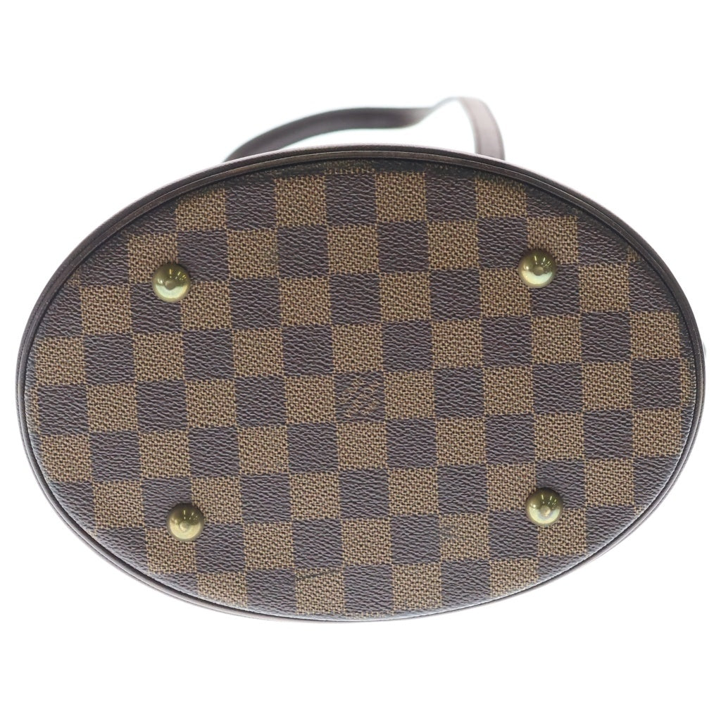 LOUIS VUITTON(ルイヴィトン) ダミエ エベヌ マレ ハンドバッグ ミニトートバッグ ブラウン レザー×PVC N42240 ゴールド金具 レディース
