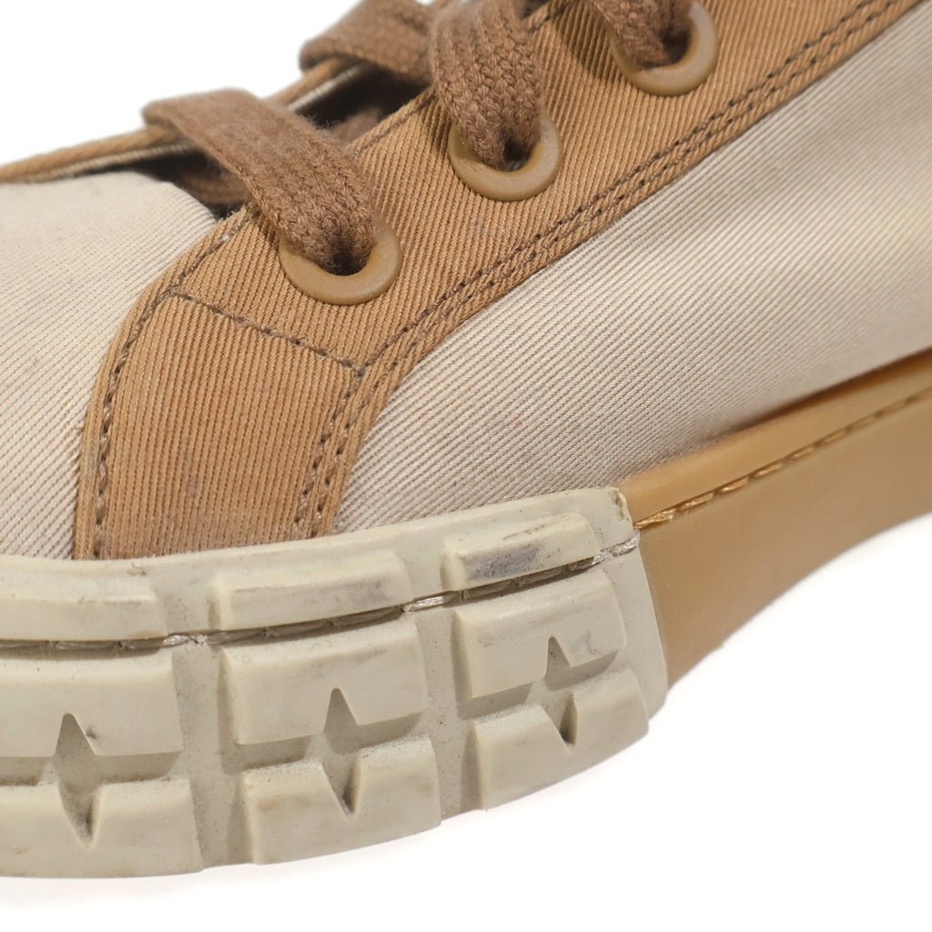 PRADA(プラダ) ハイカット ハイカットスニーカー ベージュ #38 レディース