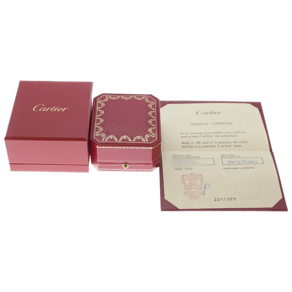 Cartier(カルティエ) ラブ フープ ピアス イヤリング K18WG ホワイトゴールド レディース