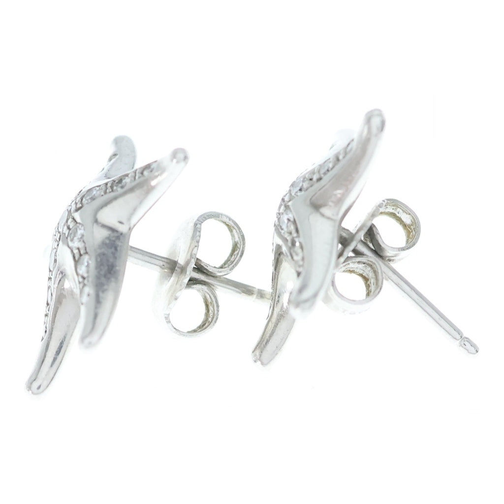 TIFFANY & Co.(ティファニー) スターフィッシュ エルサペレッティ ダイヤ スタッドピアス Pt950 プラチナ レディース