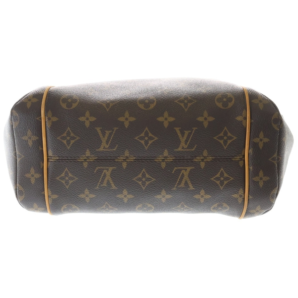 LOUIS VUITTON(ルイヴィトン) トータリーPM モノグラム PVC レザー ショルダー トートバッグ ゴールド金具 ブラウン M56688 レディース