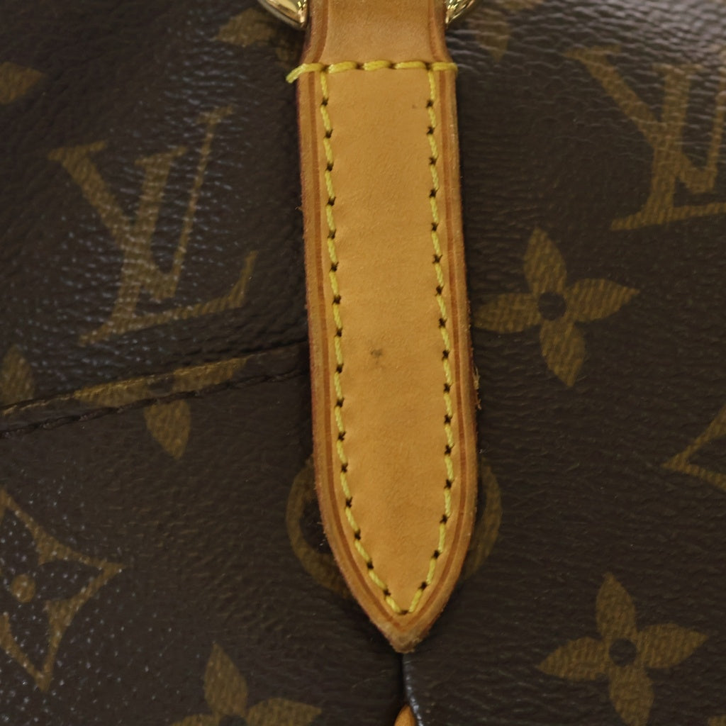 LOUIS VUITTON(ルイヴィトン) トータリーPM モノグラム PVC レザー ショルダー トートバッグ ゴールド金具 ブラウン M56688 レディース