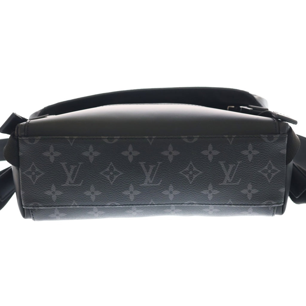 LOUIS VUITTON(ルイヴィトン) モノグラムエクリプス ヴォワヤージュPM ショルダーバッグ ブラック レザー×PVC M40511 ブラック金具