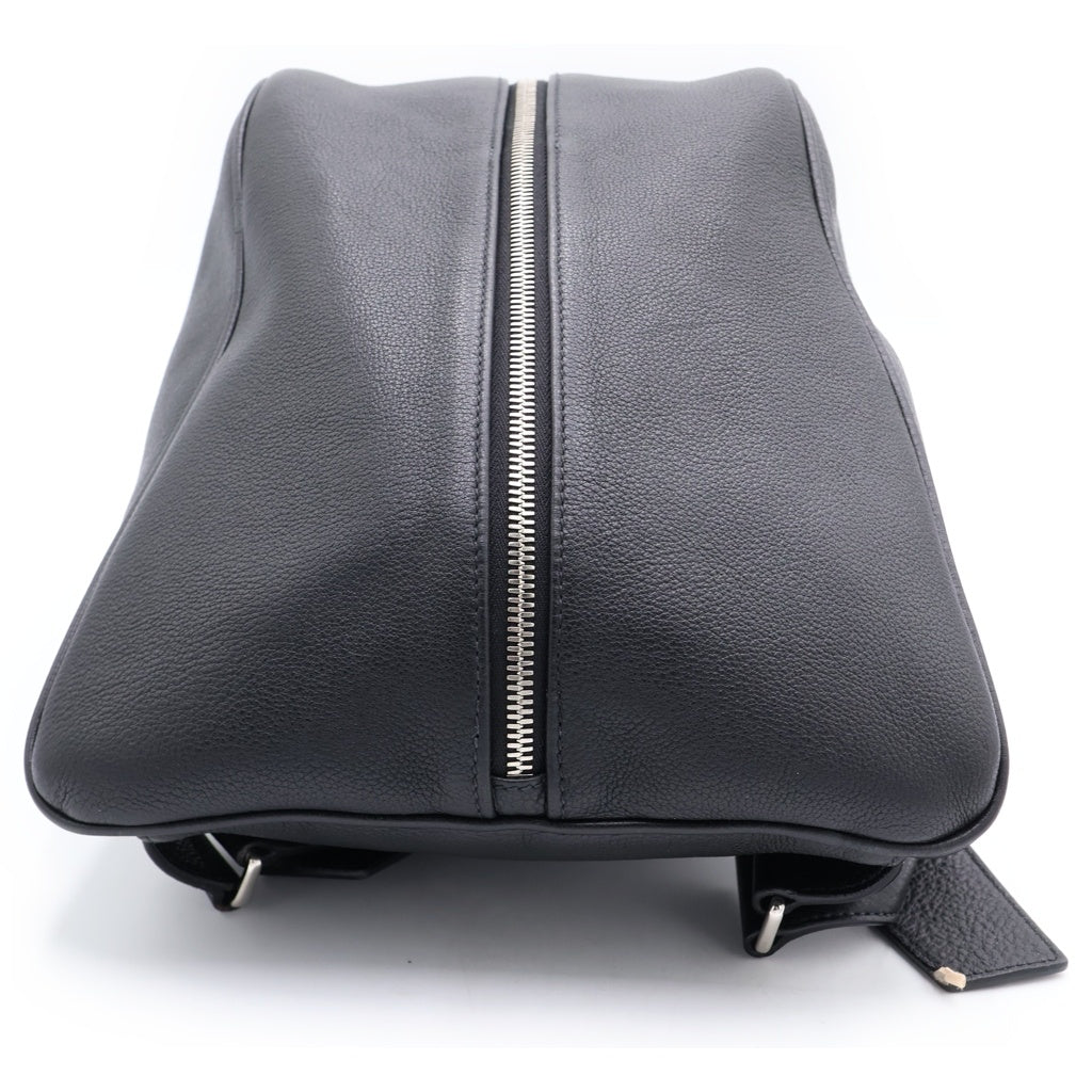 PRADA(プラダ) トライアングルロゴプレート バックパック リュック ヴィッテロダイノ レザー ブラック 2VZ099 レディース