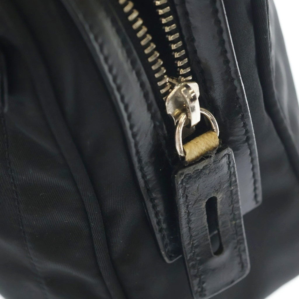 PRADA(プラダ) トライアングルロゴ テスート ナイロン トートバッグ ハンドバッグ ブラック BR1553 レディース