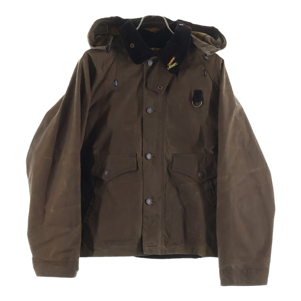 Barbour(バブアー) ×Levi's リーバイス Spey Wax Jacket スペイ ワックス フーデッド ジャケット ブラウン