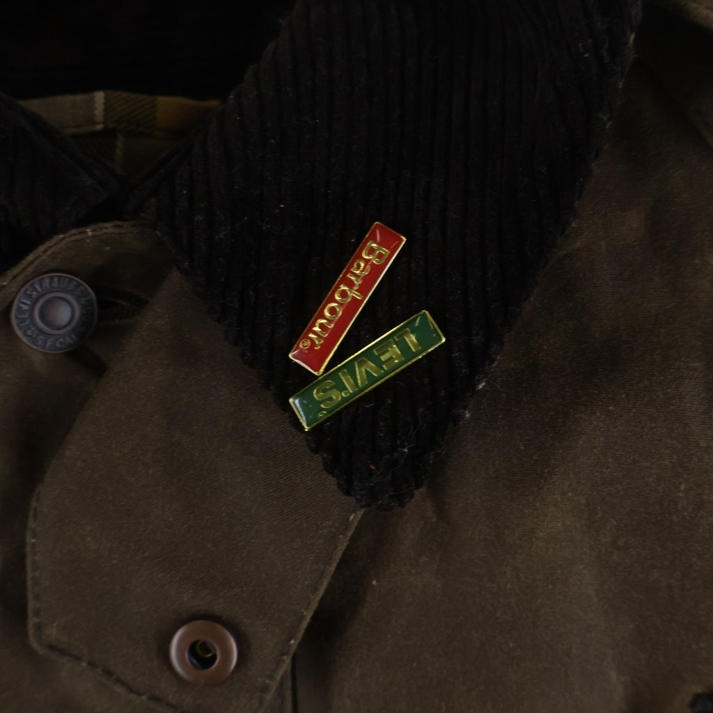 Barbour(バブアー) ×Levi's リーバイス Spey Wax Jacket スペイ ワックス フーデッド ジャケット ブラウン