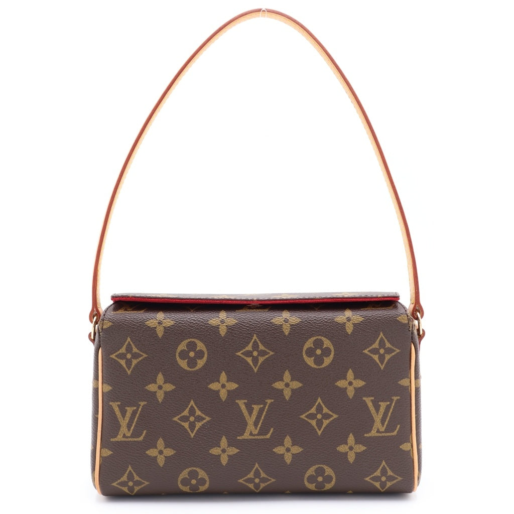 LOUIS VUITTON(ルイヴィトン) モノグラム レシタル PVC レザー ハンドバッグ ブラウン M51900 レディース
