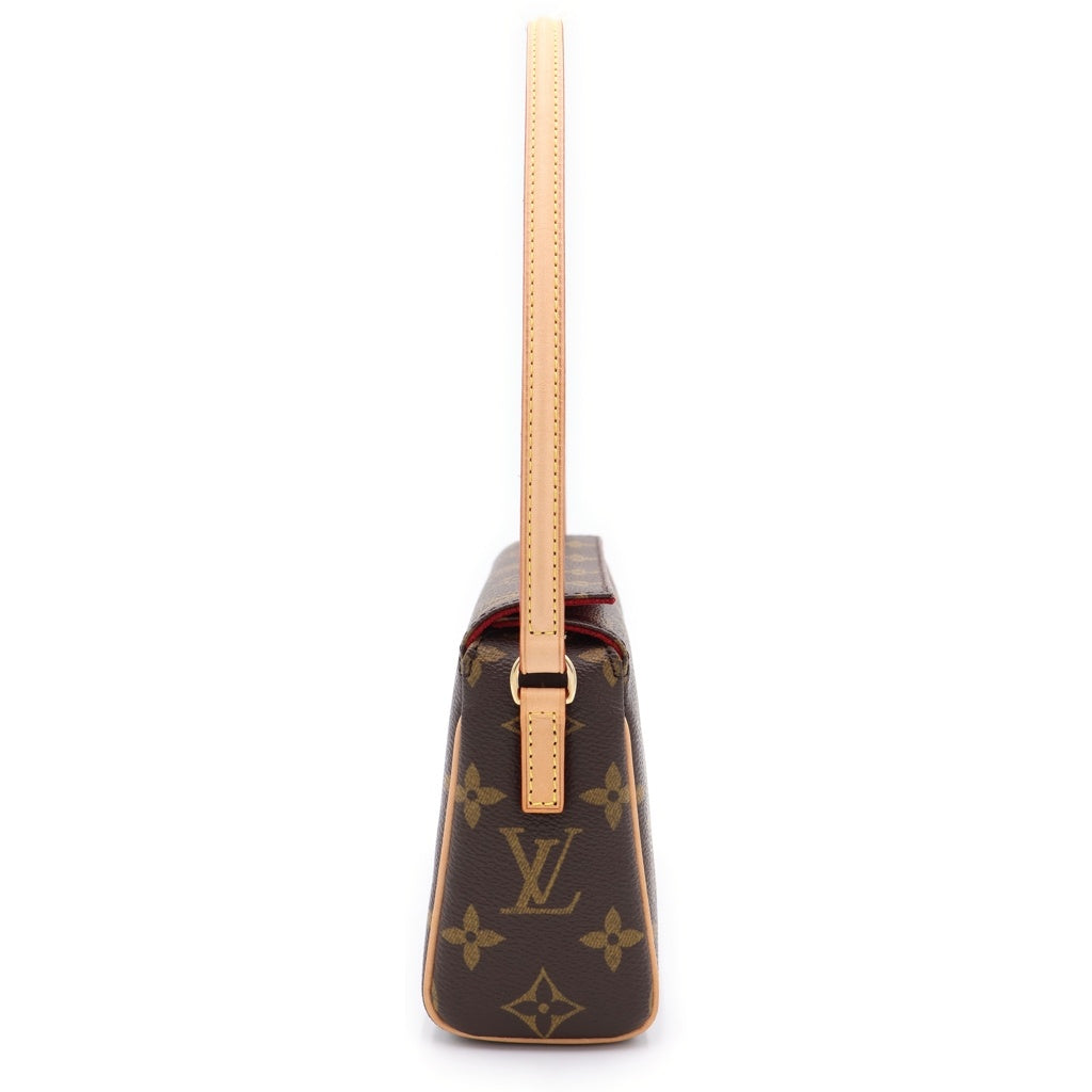 LOUIS VUITTON(ルイヴィトン) モノグラム レシタル PVC レザー ハンドバッグ ブラウン M51900 レディース