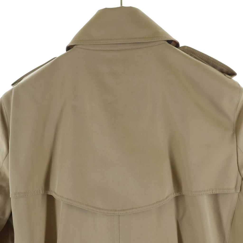 BURBERRY(バーバリー) 裏地ノバチェック柄 コットン トレンチコート ベージュ FRD87-195-51 レディース