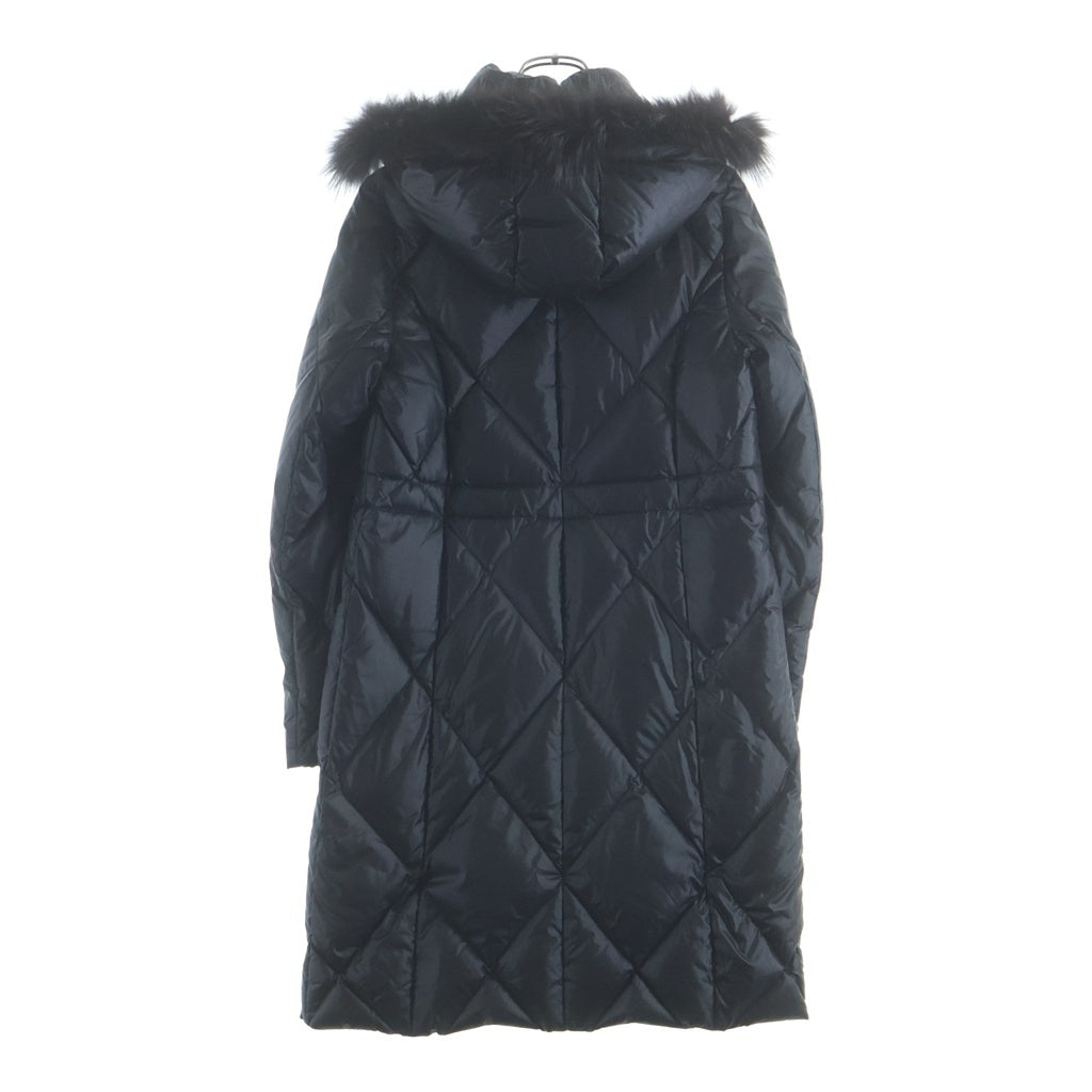 BURBERRY(バーバリー) ファーダウンジャケット ブラック #M レディース
