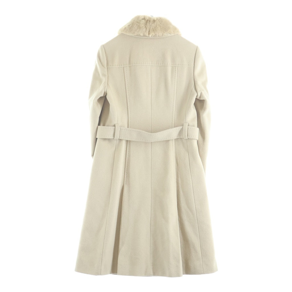 BURBERRY(バーバリー) アンゴラコート ベージュ #40 レディース