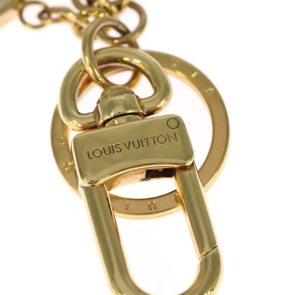 LOUIS VUITTON(ルイヴィトン) スプリング ストリート キーリング バッグチャーム ゴールド×ブラウン×ピンク M01187 レディース