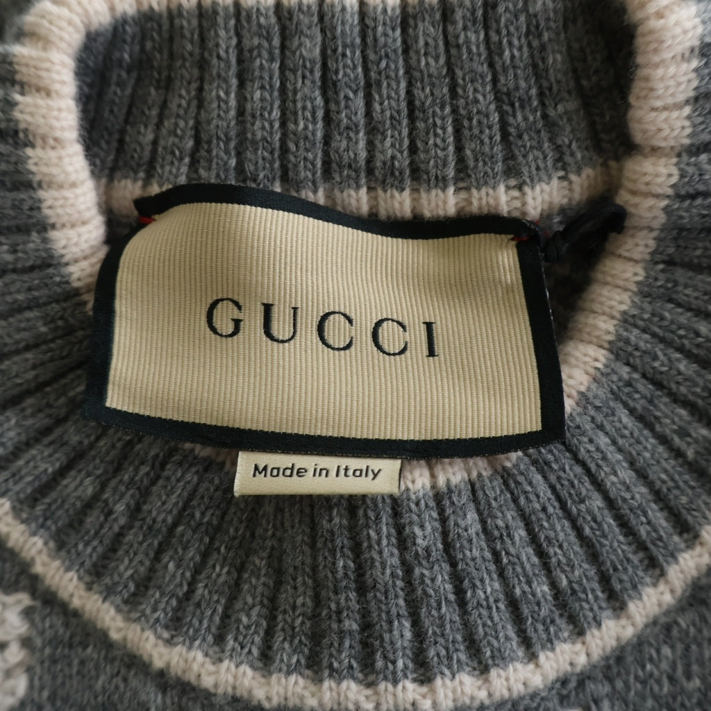 GUCCI(グッチ) GG ブークレウール ジャカード トップ セーター #XS 770059 レディース