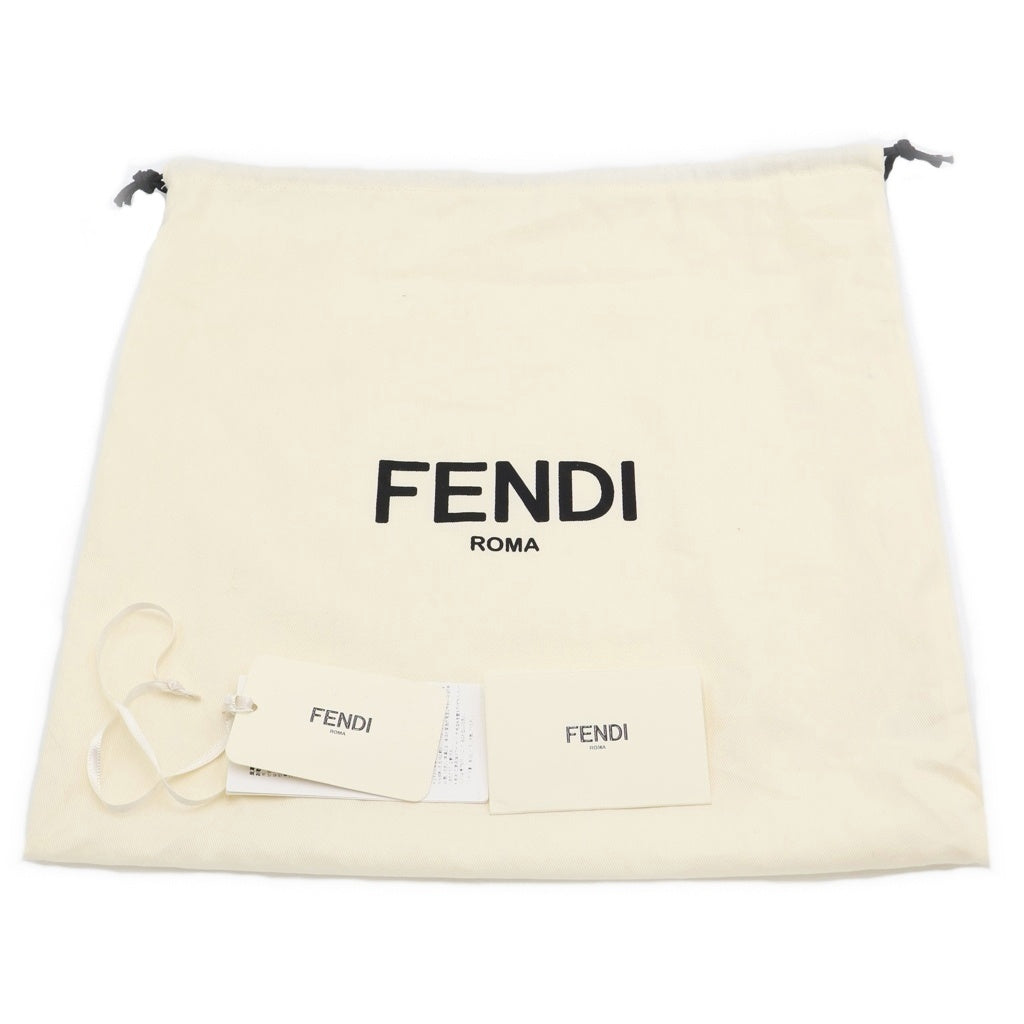 FENDI(フェンディ) FFロゴ バックパック リュックサック レザー ブルー 8BZ057 レディース