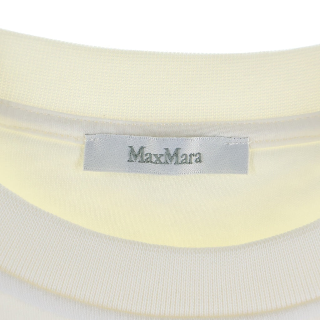 Max Mara(マックスマーラ) ドッグプリント ラインストーン パーカー フーディー ホワイト #160/40 レディース
