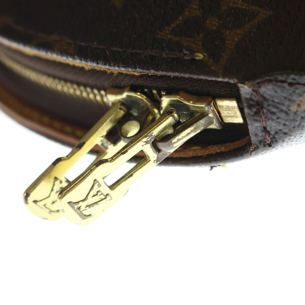 LOUIS VUITTON(ルイヴィトン) モノグラム エリプスPM ハンドバッグ ブラウン レザー×PVC M51127 ゴールド金具 レディース