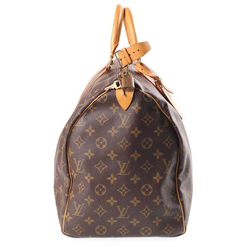 LOUIS VUITTON(ルイヴィトン) モノグラム キーポル50 PVC レザー ハンドバッグ ボストンバッグ ブラウン M41426