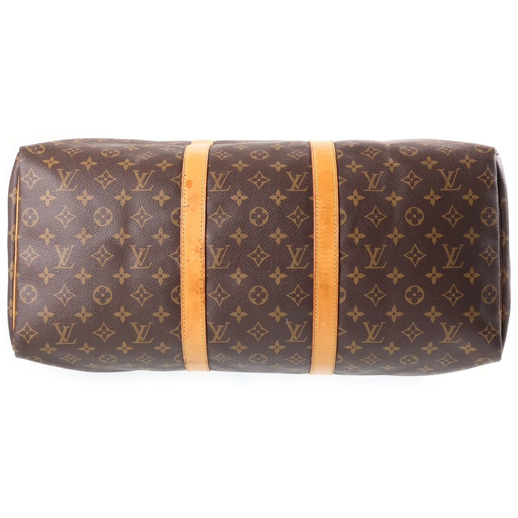 LOUIS VUITTON(ルイヴィトン) モノグラム キーポル50 PVC レザー ハンドバッグ ボストンバッグ ブラウン M41426
