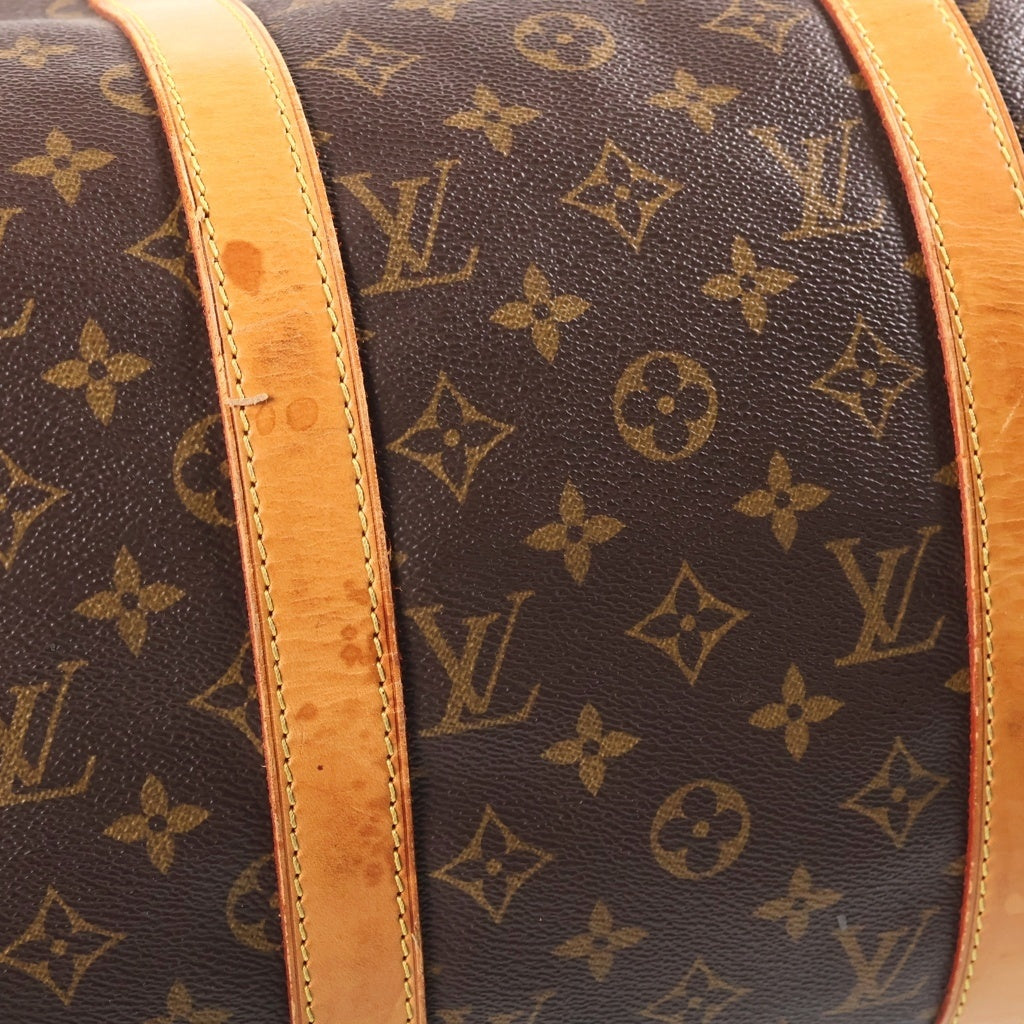 LOUIS VUITTON(ルイヴィトン) モノグラム キーポル50 PVC レザー ハンドバッグ ボストンバッグ ブラウン M41426