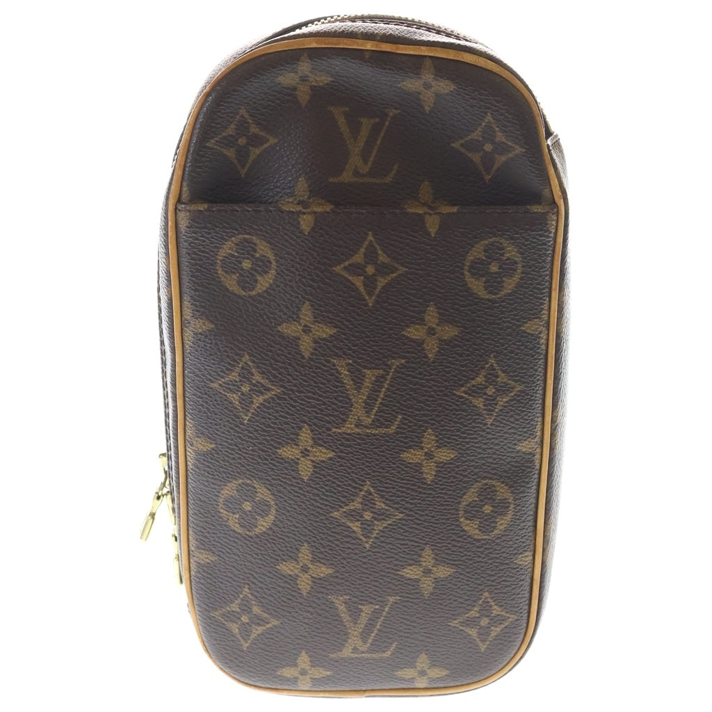 LOUIS VUITTON(ルイヴィトン) モノグラム ガンジュ PVC レザー ボディ ショルダーバッグ ブラウン M51870