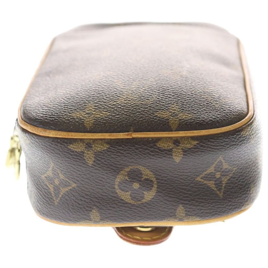 LOUIS VUITTON(ルイヴィトン) モノグラム ガンジュ PVC レザー ボディ ショルダーバッグ ブラウン M51870