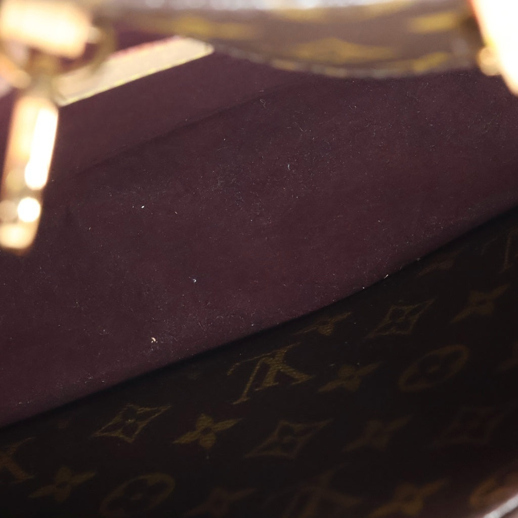 LOUIS VUITTON(ルイヴィトン) モノグラム モンテーニュMM ハンドバッグ ショルダーバッグ ブラウン PVC×レザー M41056 レディース
