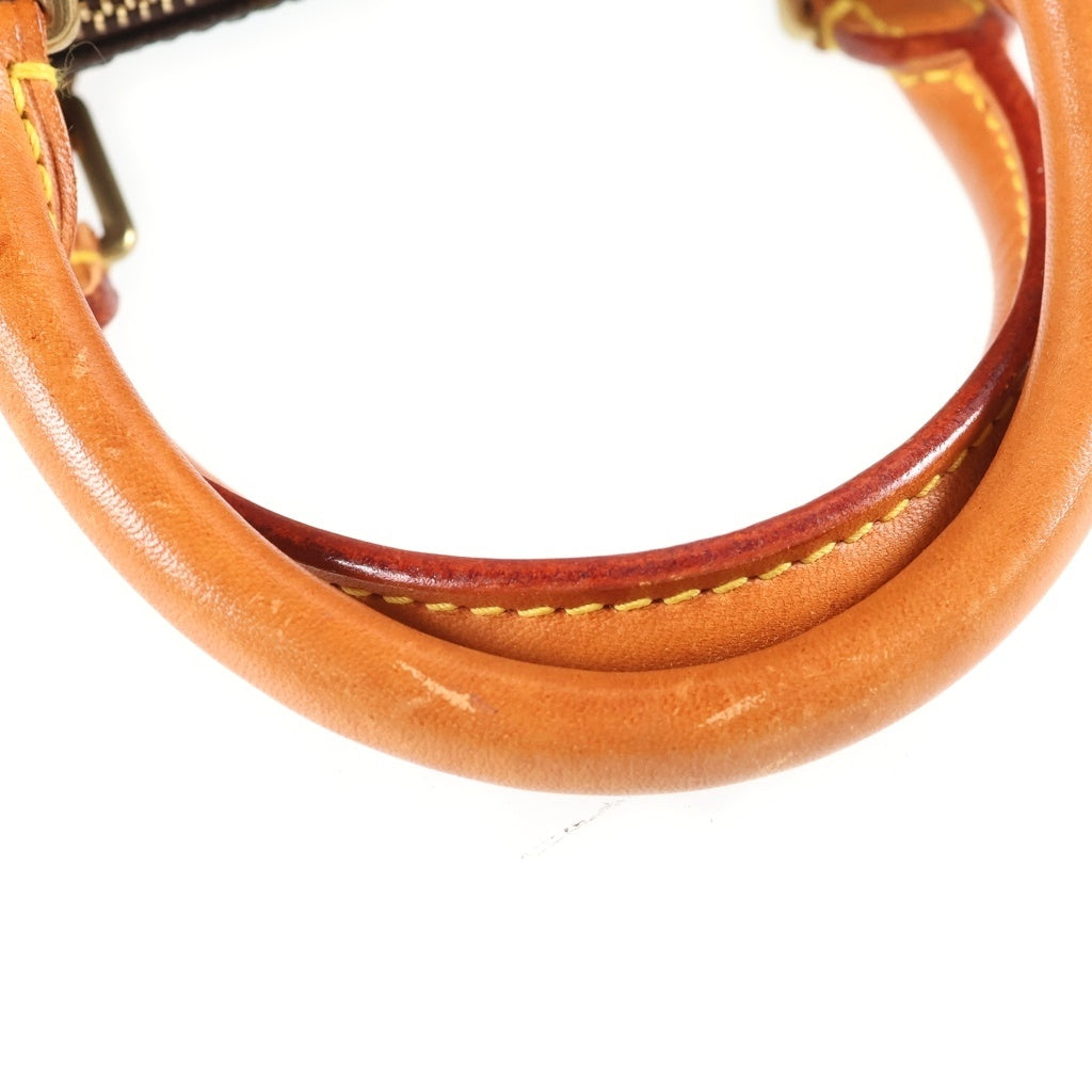 LOUIS VUITTON(ルイヴィトン) モノグラム スピーディ25 ハンドバッグ ボストンバッグ ブラウン レザー×PVC M41528 ゴールド金具 レディース