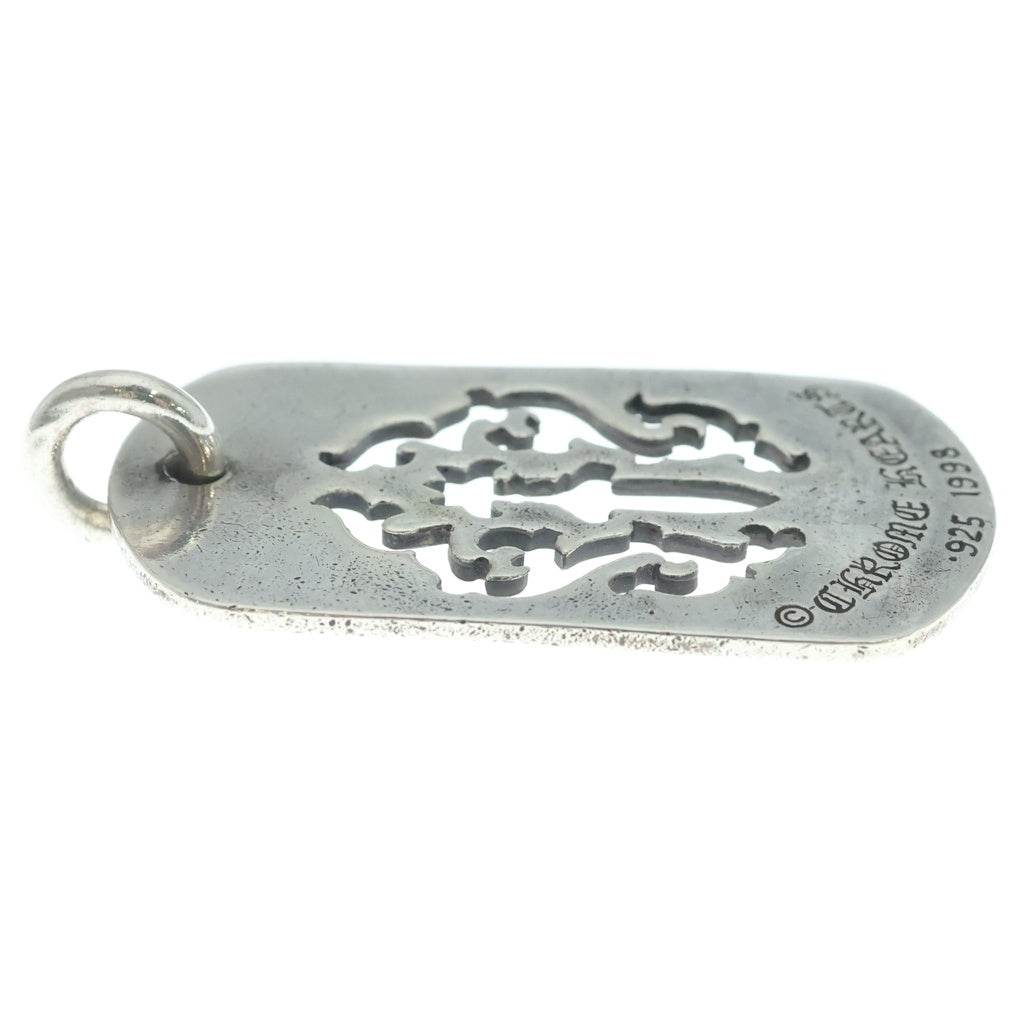 CHROME HEARTS(クロムハーツ) D TAG LRG DAGGER ヴァインダガーカットアウトドッグタグ ラージ ペンダントトップ シルバー BCA240