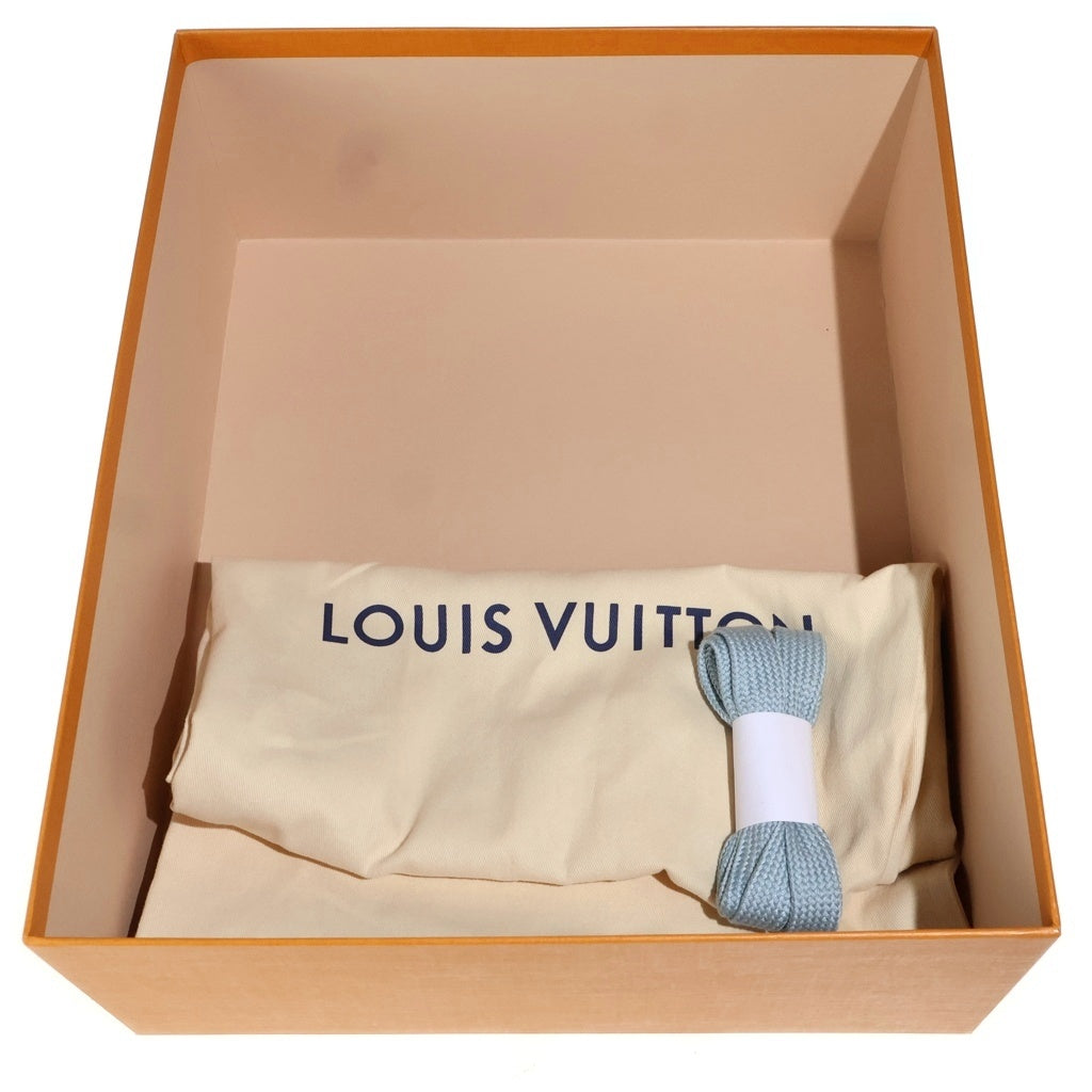 LOUIS VUITTON(ルイヴィトン) LVティルテッド スニーカー モノグラム デニム ローカットスニーカー #7 1/2 ブルー/ホワイト/ブラウン