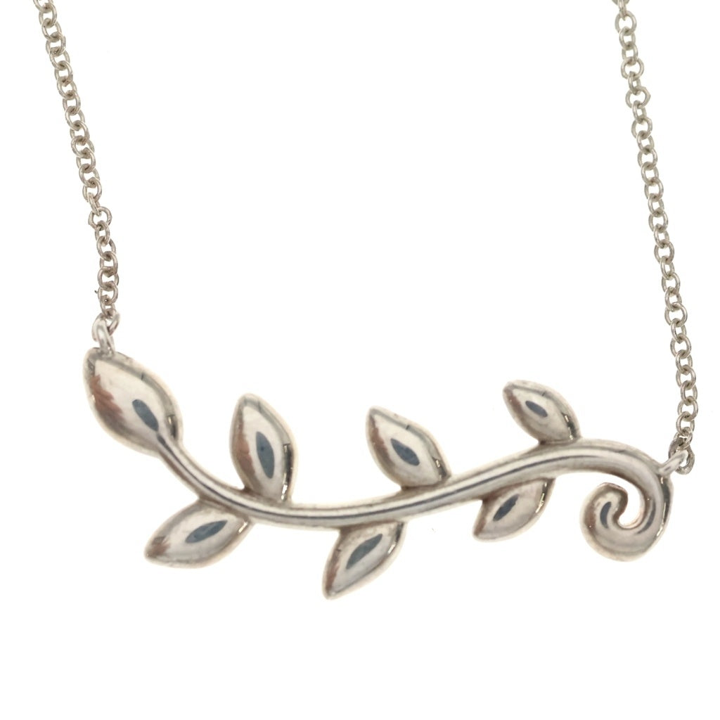 TIFFANY & Co.(ティファニー) パロマピカソ オリーブ リーフ ヴァイン ペンダント ネックレス SV925 シルバー レディース