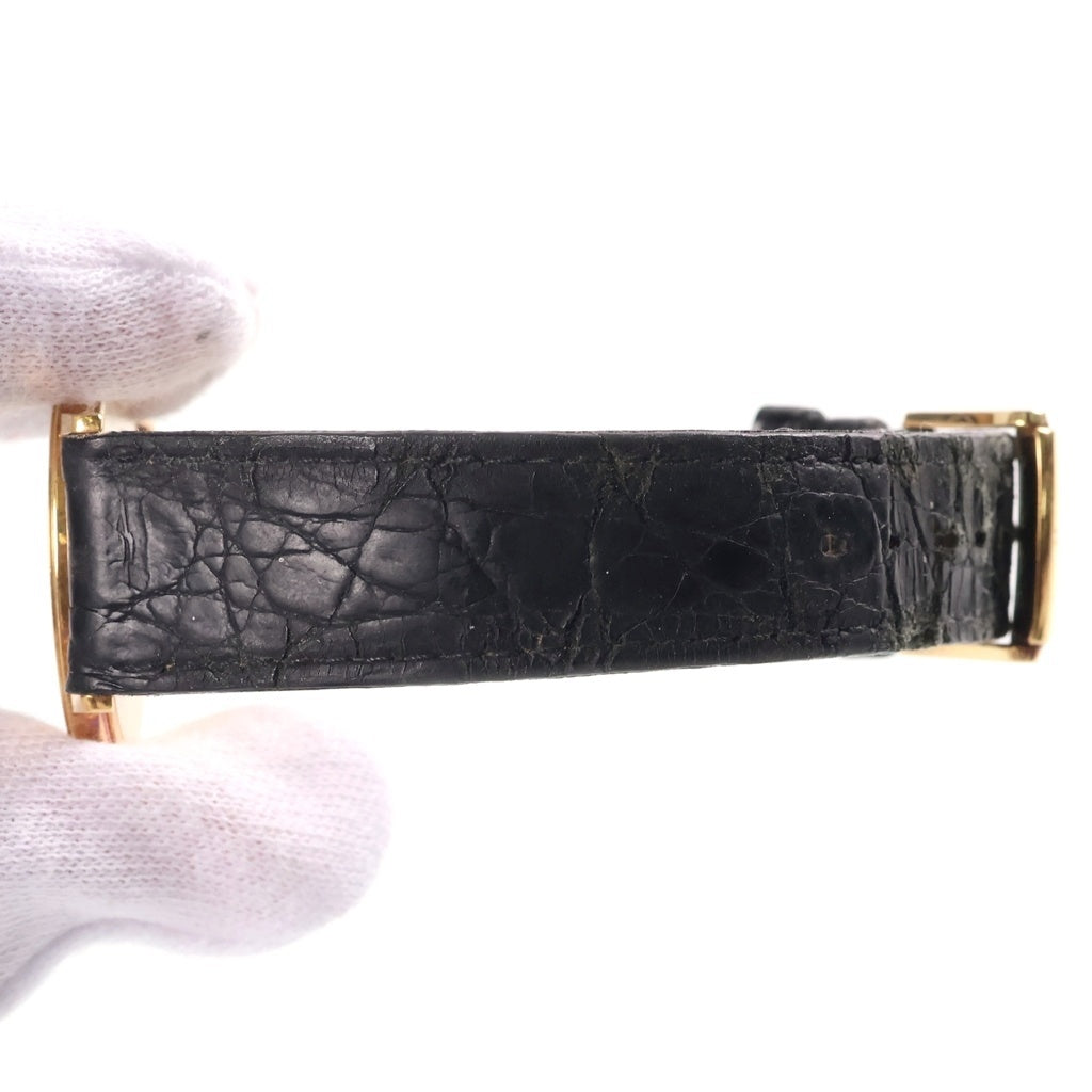 BAUME&MERCIER(ボームアンドメルシェ) クラシマ 白文字盤 イエローゴールド 革ベルト クオーツ MV045088