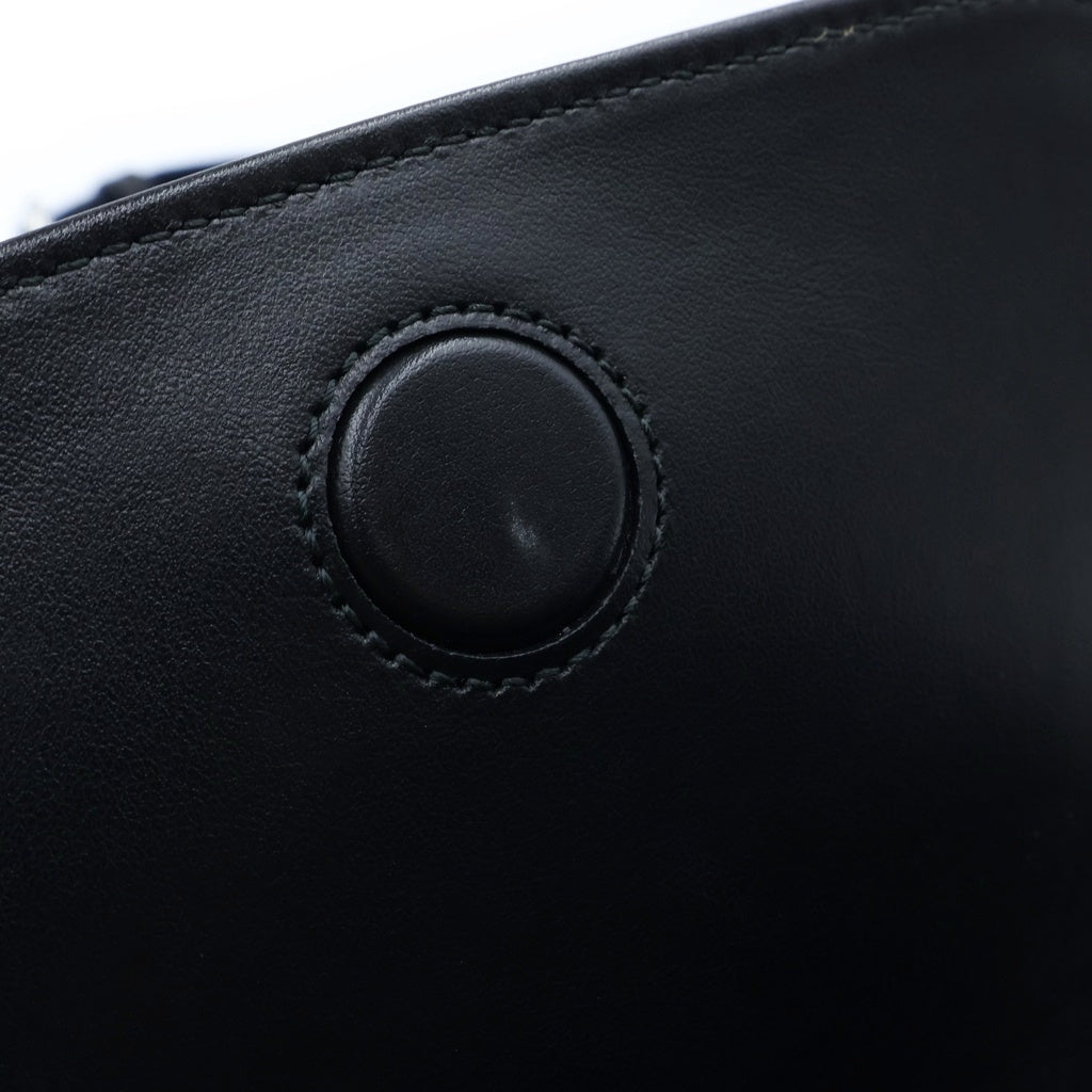 GUCCI(グッチ) GGスプリーム スーパーミニ ショルダーバッグ ブラック キャンバス×レザー 791741 シルバー金具 レディース