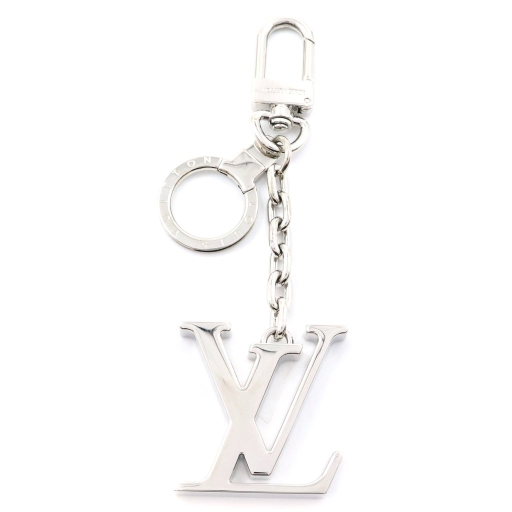LOUIS VUITTON(ルイヴィトン) ポルトクレ LVイニシャル キーリング キーホルダー シルバー M65071