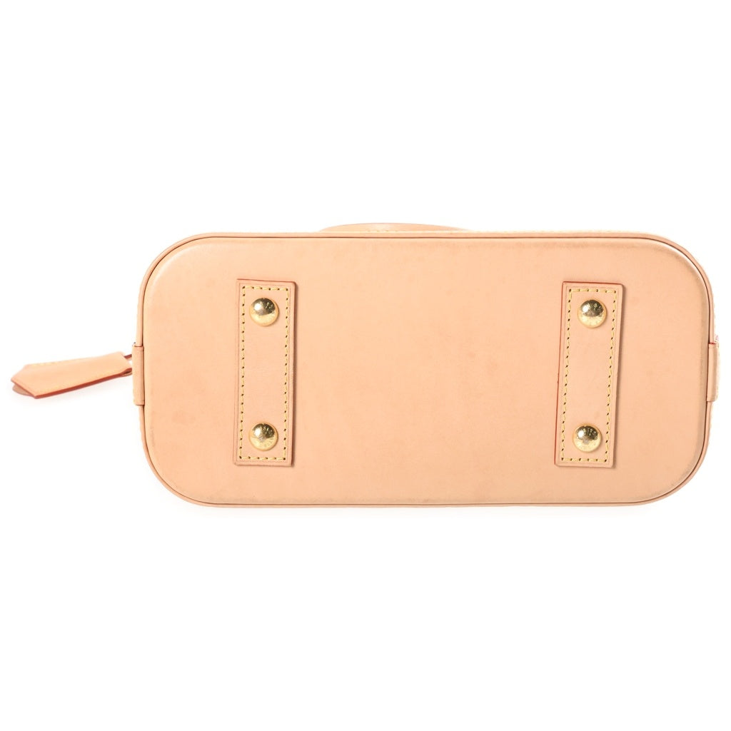 LOUIS VUITTON(ルイヴィトン) モノグラム アルマBB 2WAYバッグ ハンドバッグ ショルダーバッグ ブラウン レザー×PVC M53152 ゴールド金具 レディース