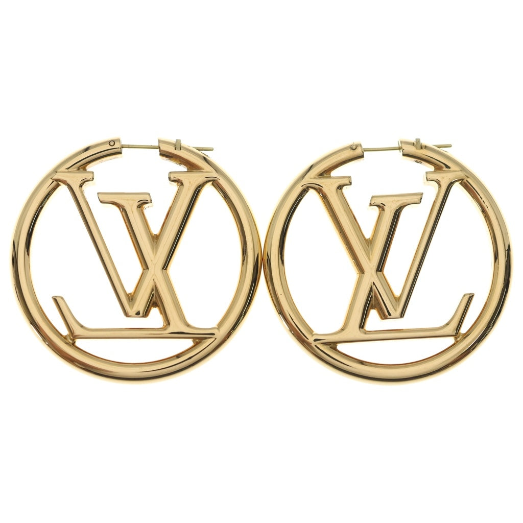 LOUIS VUITTON(ルイヴィトン) ピアス・フープ ルイーズ ゴールド M64288