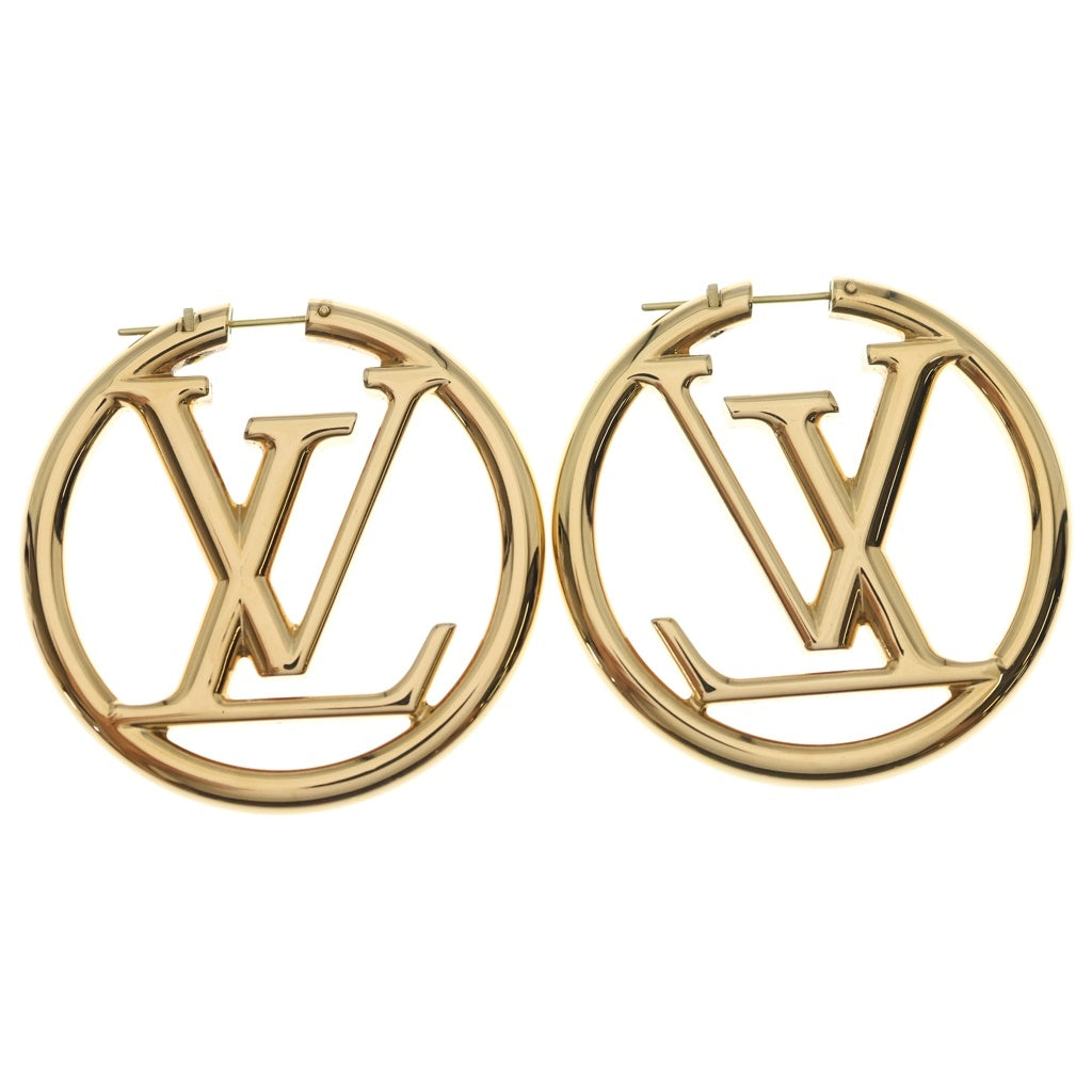 LOUIS VUITTON(ルイヴィトン) ピアス・フープ ルイーズ ゴールド M64288
