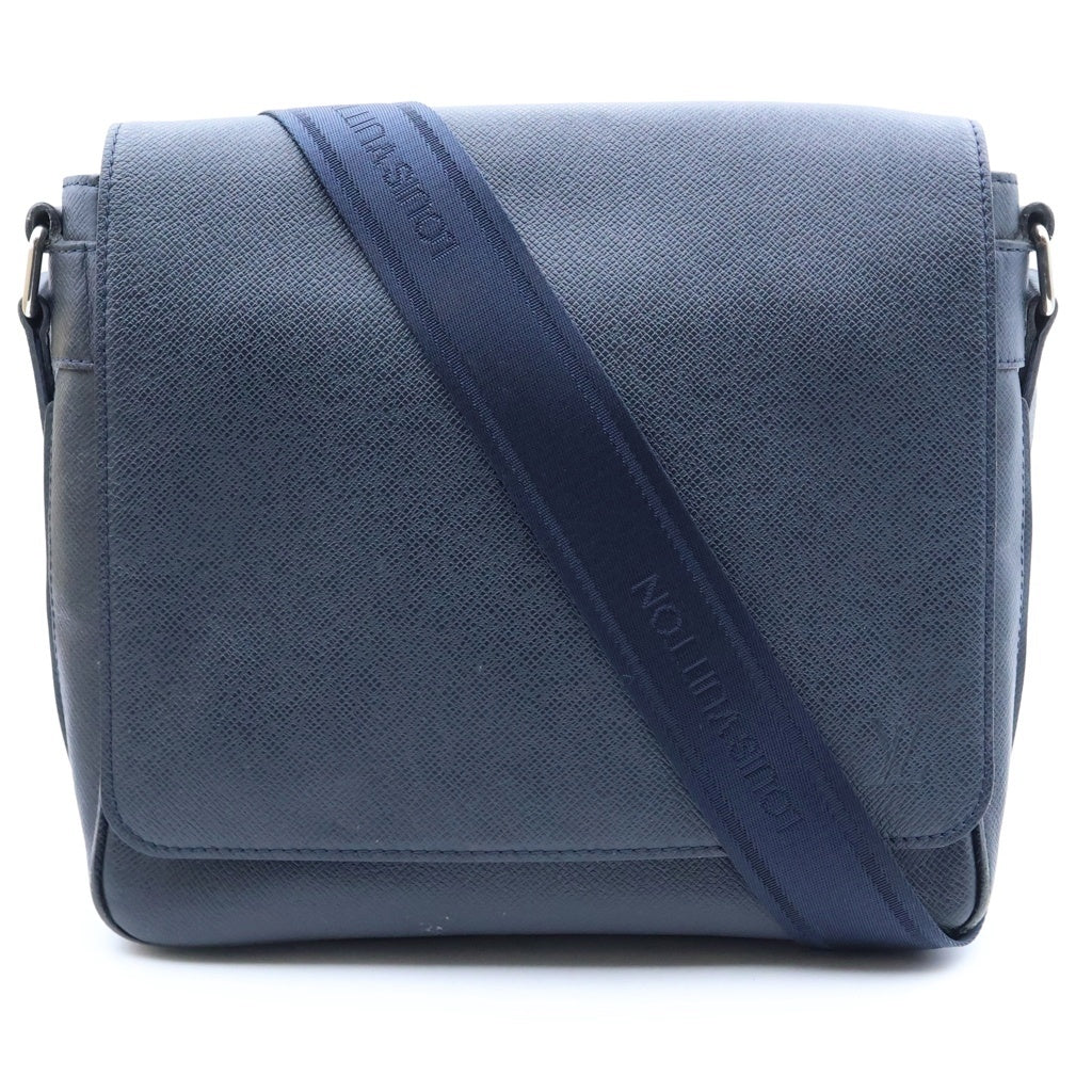 LOUIS VUITTON(ルイヴィトン) タイガ ロマンPM アルドワーズ ショルダーバッグ ネイビー レザー M32699
