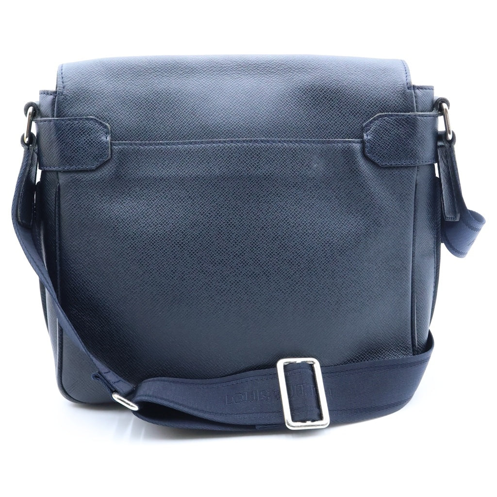 LOUIS VUITTON(ルイヴィトン) タイガ ロマンPM アルドワーズ ショルダーバッグ ネイビー レザー M32699