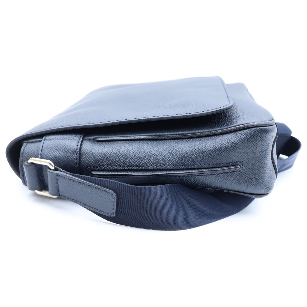 LOUIS VUITTON(ルイヴィトン) タイガ ロマンPM アルドワーズ ショルダーバッグ ネイビー レザー M32699