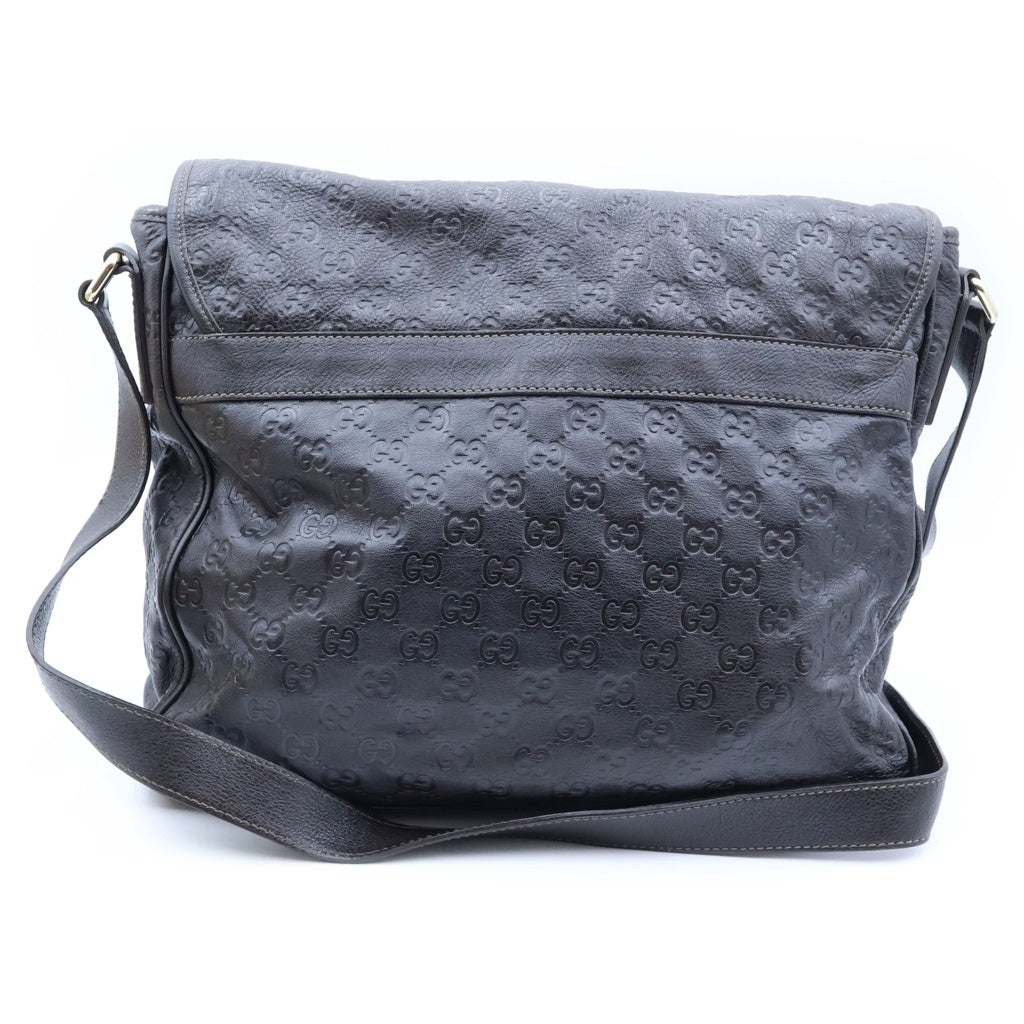 GUCCI(グッチ) グッチシマ メッセンジャーバッグ ショルーバッグ ブラウン レザー 223665 レディース
