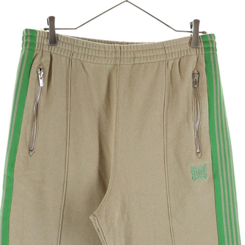 Needles(ニードルス) NUBIAN別注 TRACK PANT COTTON JERSEY コットンジャージ サイドライン トラックパンツ ブラウン OT1588
