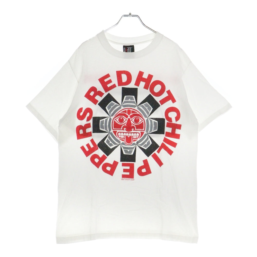 VINTAGE(ヴィンテージ) 90S Red Hot Chili Peppers Double Side Aztec レッドホットチリペッパーズ 両面プリント 半袖Tシャツ ホワイト