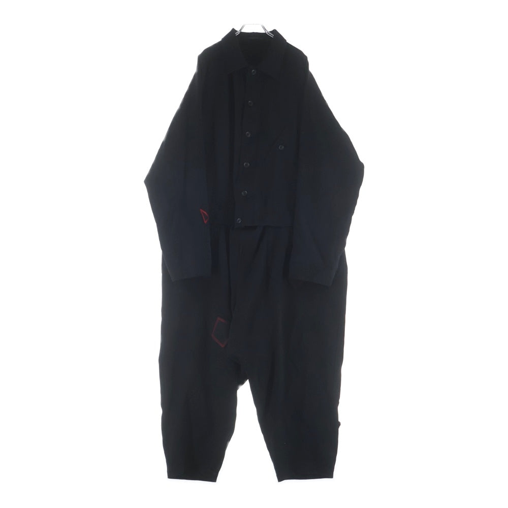 Yohji Yamamoto POUR HOMME(ヨウジヤマモト プールオム) 20AW SUSPENDER COVERALL サスペンダー カバーオール ブラック HR-D03-118-1