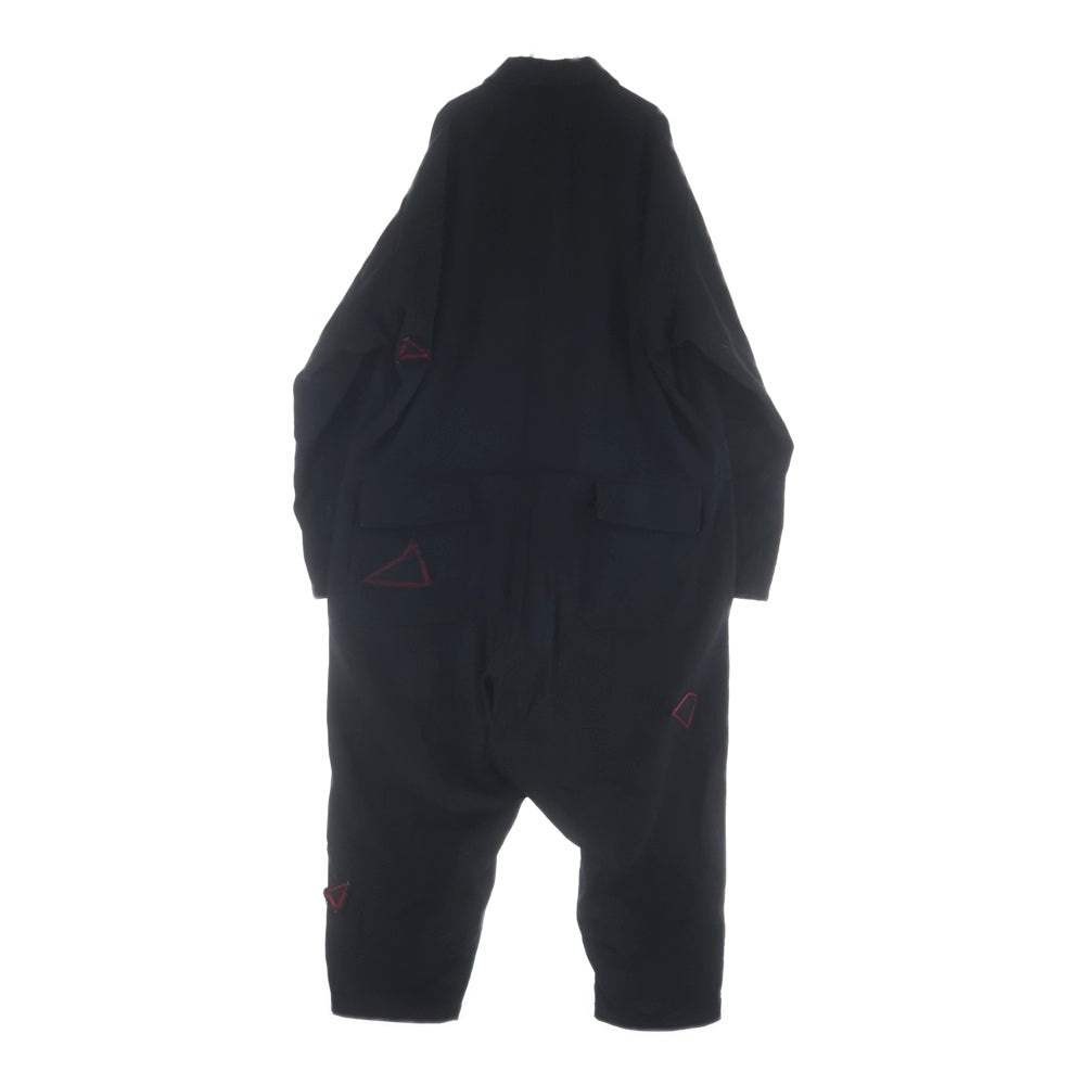 Yohji Yamamoto POUR HOMME(ヨウジヤマモト プールオム) 20AW SUSPENDER COVERALL サスペンダー カバーオール ブラック HR-D03-118-1