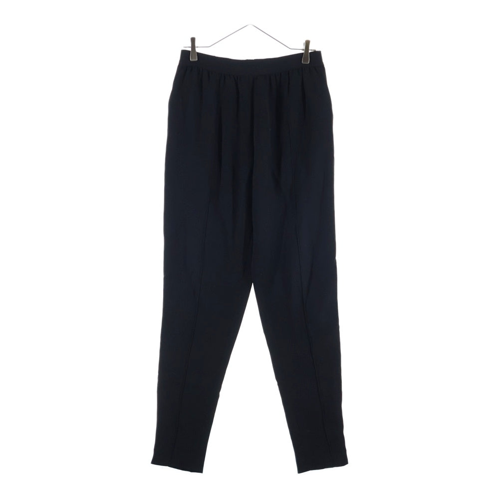 CELINE(セリーヌ) サイドライン レーヨン アセテート イージー テーパードパンツ ブラック レディース