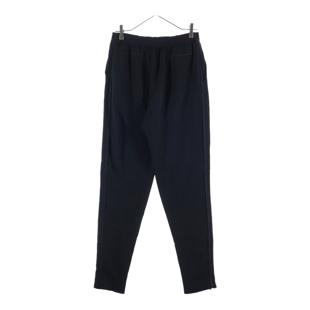 CELINE(セリーヌ) サイドライン レーヨン アセテート イージー テーパードパンツ ブラック レディース