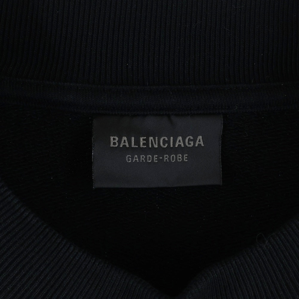 BALENCIAGA(バレンシアガ) フロント ロゴ 刺繍 クルーネック