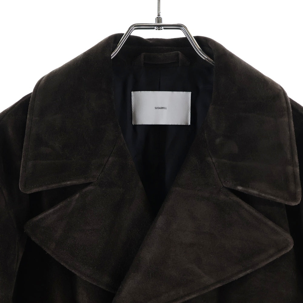 SUGARHILL(シュガーヒル) 25AW SUEDE LEATHER BLOUSON カウレザー ジャケット 25330702 ブラウン